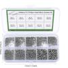 1200PCS Mini Screw Kit, M1M1.2M1.4M1.7 Miniature Cross Round Head Screw