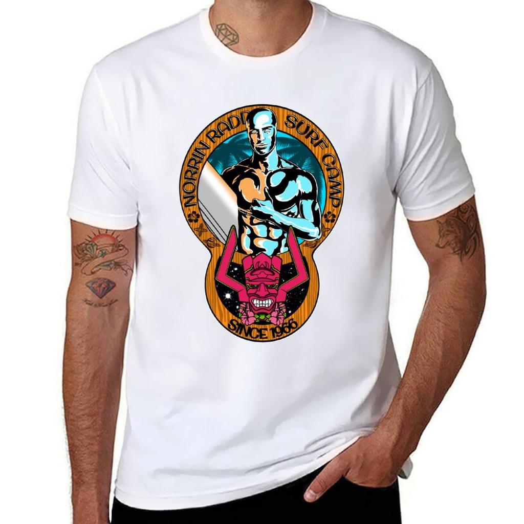 Surf Camp Tshirt Breathable Workout Short Sleeve Top