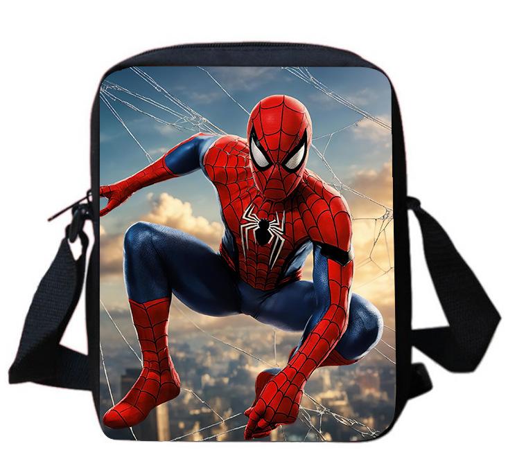 Spider-Man peripheral cartoon printed shoulder crossbody bag 8 inch