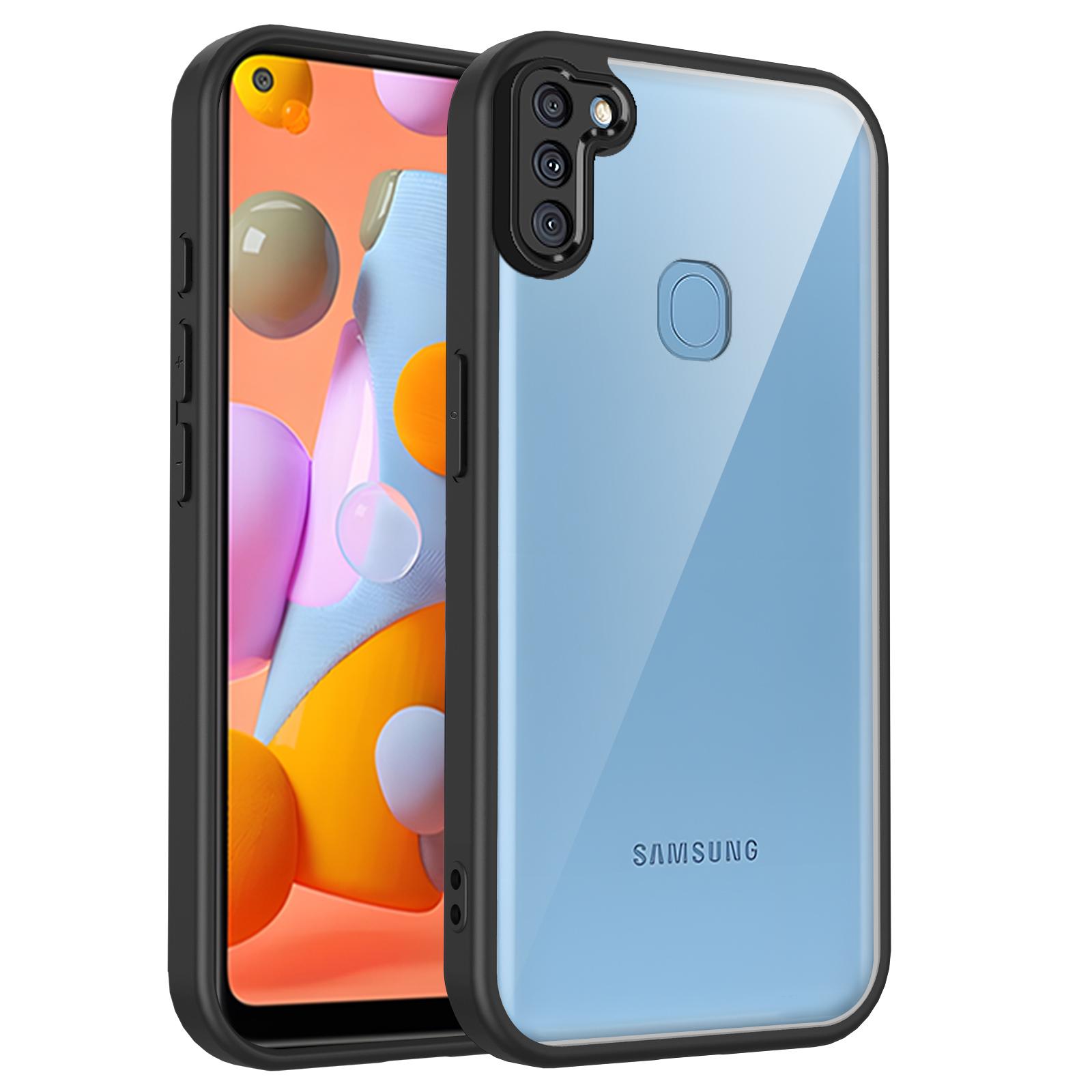 

For Samsung Galaxy A11 Case Galaxy m11 Phone Case Galaxy A11 M11 Cover Air Cushion Silicon Bumper Clear Matte Back Cover Hard Galaxy A11