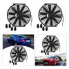 Generic Car Radiator Cooling Fan Cooler Fan Replaces Assembly High Performance Electric Fan Engines Cooling for Repairing