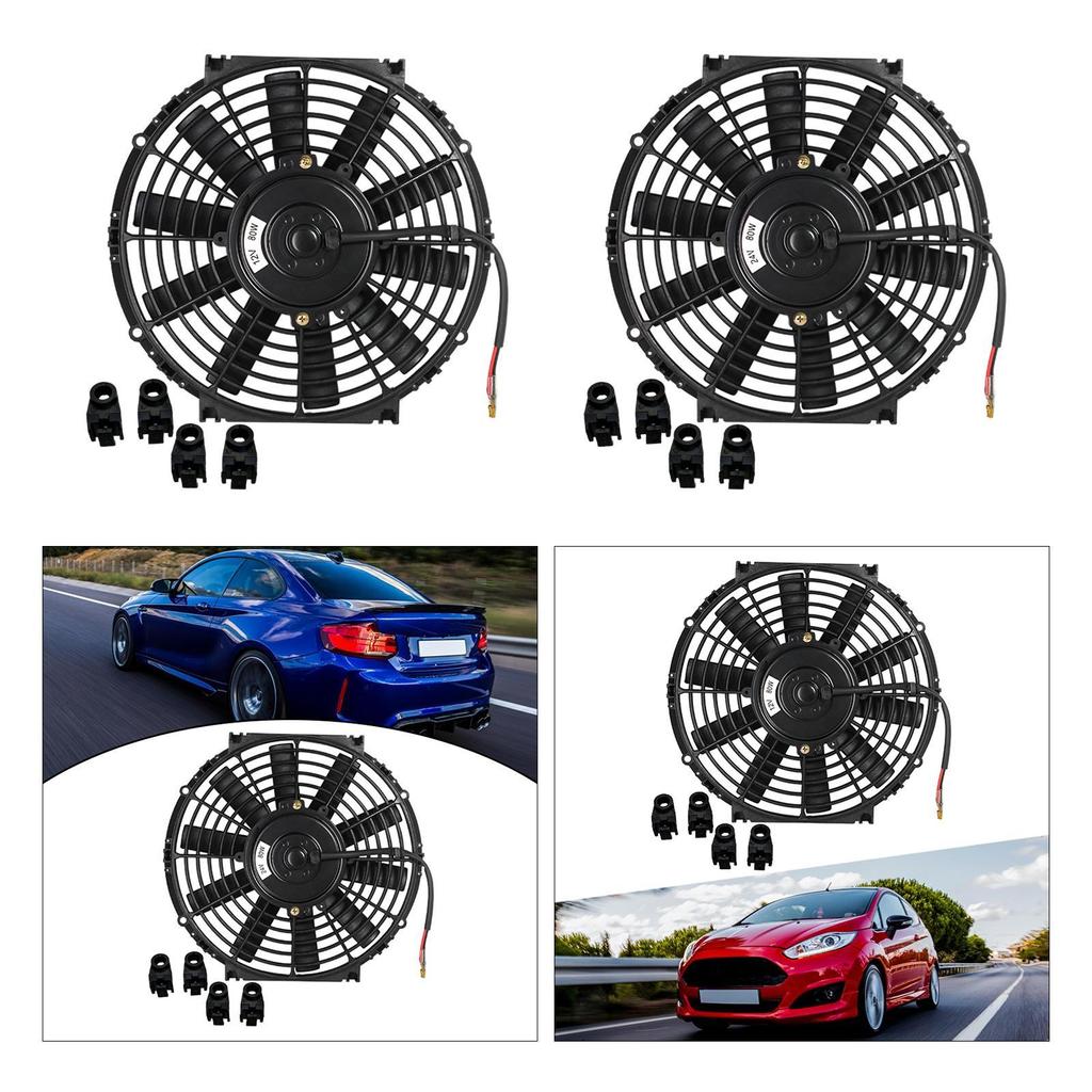 Generic Car Radiator Cooling Fan Cooler Fan Replaces Assembly High Performance Electric Fan Engines Cooling for Repairing