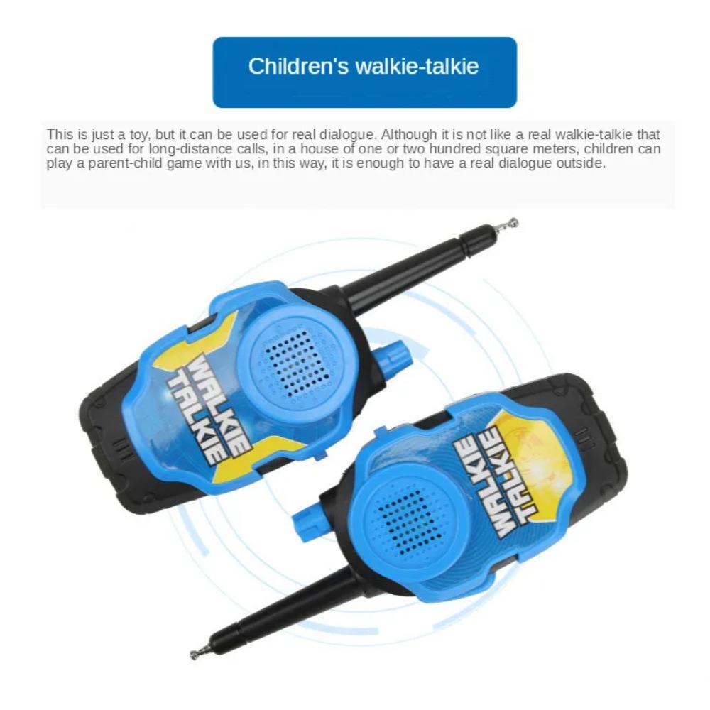 2PCS 50M Wireless Walkie Talkies Mini Portable Handheld Two-Way Radio Kids Toy Outdoor Interphone Parent-child Interactive Toys