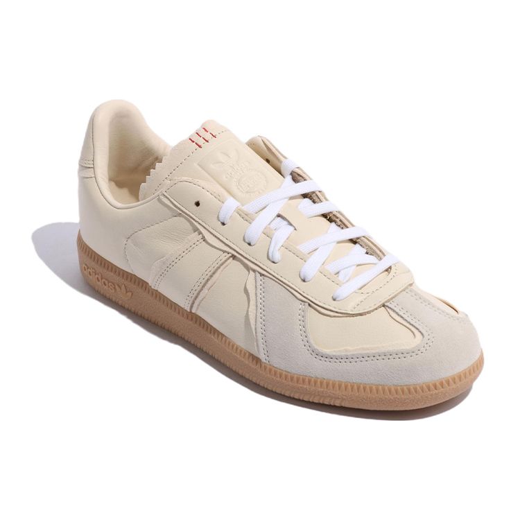 Adidas Originals BW Army Leather Comfortable Lightweight Durable Non-Slip Low-Top Sneakers Unisex Sneakers Nude HQ8511