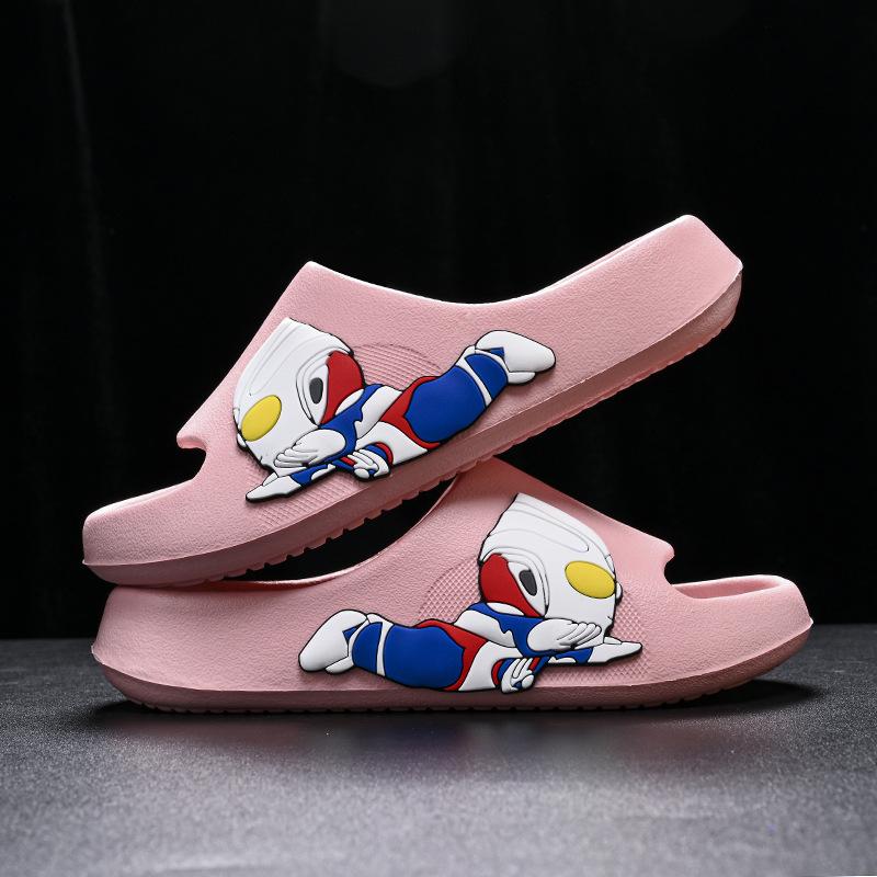 

Прочные и нескользящие шлепанцы из ЭВА для детей с красочными узорами и мультяшными героями 40-41 розовый