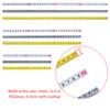 20/30/40cm Measurement Tool Portable Soft Tape Measure Adhesive Flexible Tape Measure Measuring Ruler High Precision