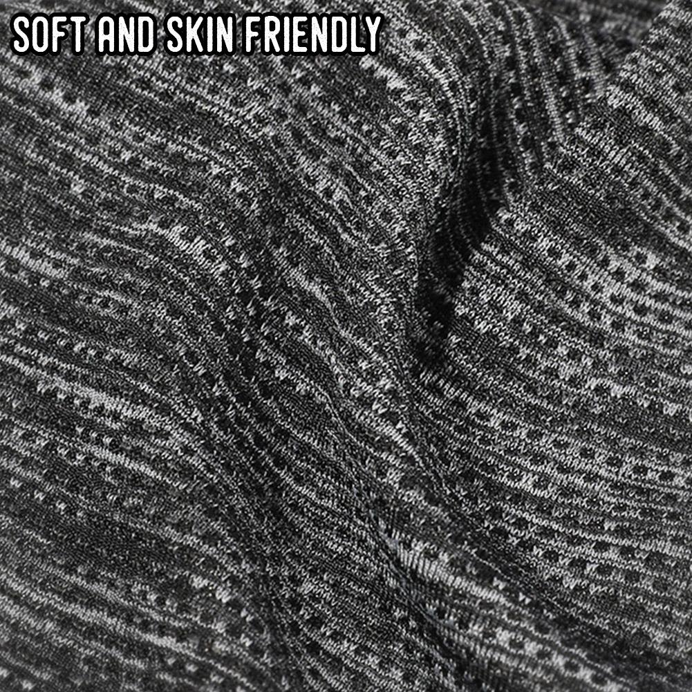 Sports Headband Sweatband Men's Ice Silk Breathable Basketball Running Outdoor Cycling Hair Fit D8E3