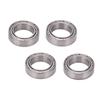 4Pcs RC Ball Bearing Kit 10x15x4mm Stainless Steel Bearing for Arrma 3S 1/10 RC Car Crawler