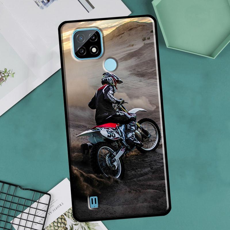 Moto Cross Motocicletă Sport pentru OnePlus 10 Pro 9 Pro 8T 9R Nord2 Husă pentru Realme 9 8 Pro 8i 9i C35 GT Neo 2 3 Master