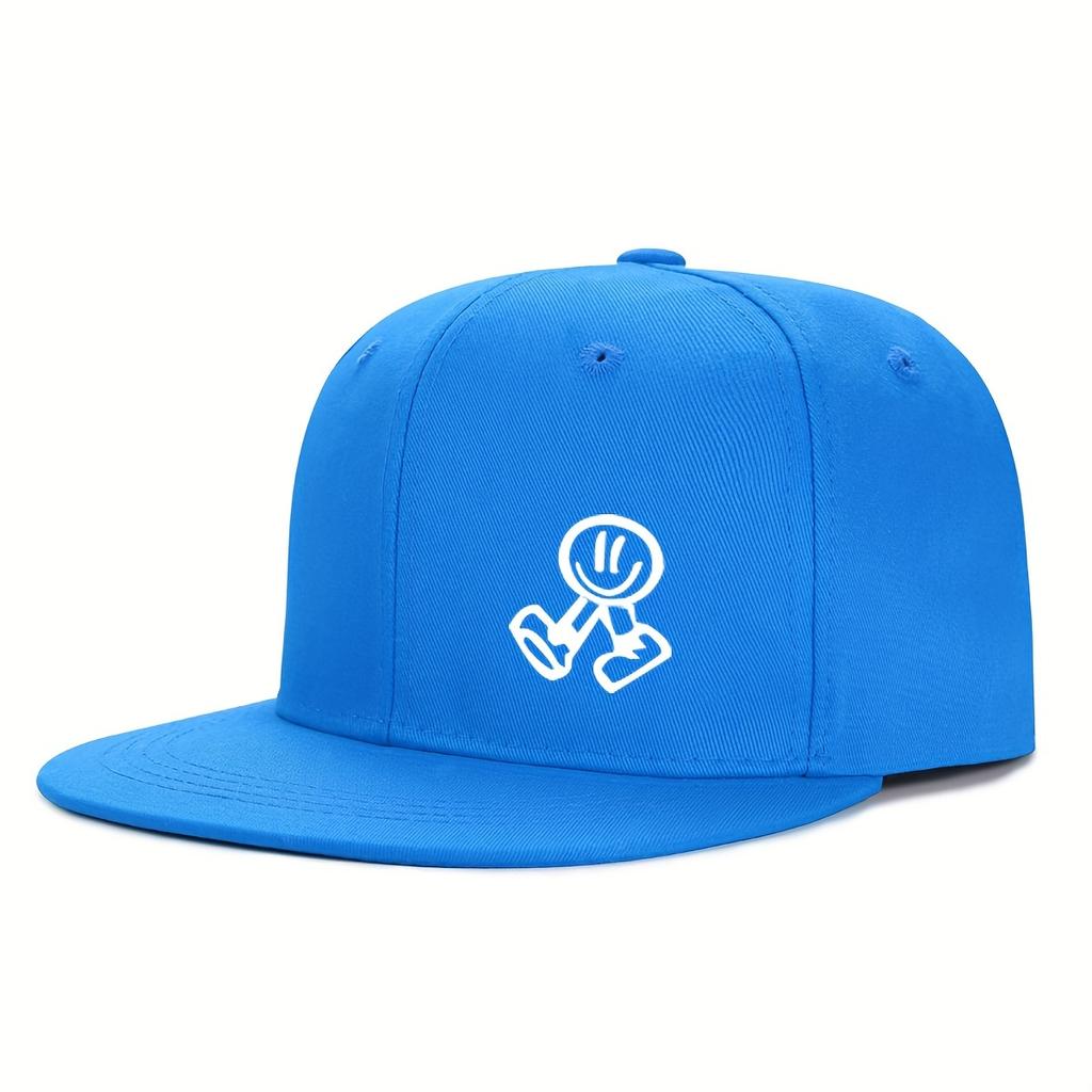 Hats for women in spring and summer, outdoor flat brimmed hats for men, hardtop breathable wide brimmed hip-hop hats, American s