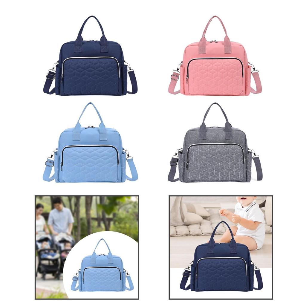 Diaper Bag Tote Stylish Large Unisex Multifunctional Travel Diaper Bag for Mom for Travel Outgoing Outdoor Activities Mom Dad
