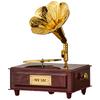 European Retro Vinyl Record Phonograph Music Box - Home, Bar & Cafe Decorative Ornament