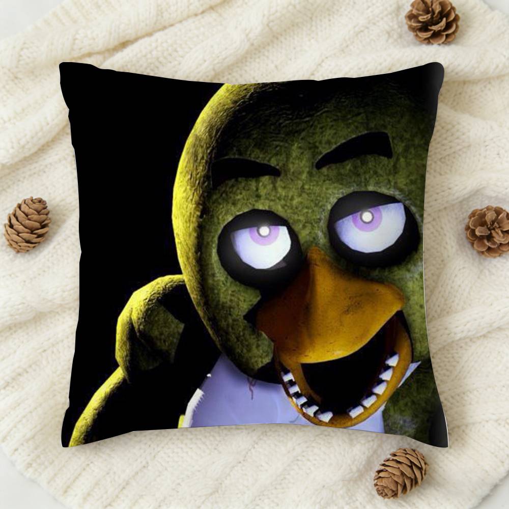 Fnaf FivenightsAtFreddys Doublesided Printed Square Decorative Cushion Cover for Sofa Living Room Home Decor