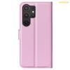 For Samsung Galaxy S24 Ultra Wallet Case Litchi Texture Shockproof Leather Flip Stand Phone Cover