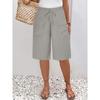 Lässige Shorts mit Taschen für Damen, Strandhose