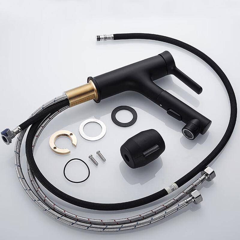 VEMUSE Copper Pull-Out Hot/Cold Basin Faucet