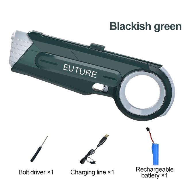 

Электрический водяной пистолет, игрушки, автоматические водяные пистолеты, пистолет-распылитель большой емкости, летняя вечеринка у бассейна, пляжные уличные игрушки для детей светло-зеленый