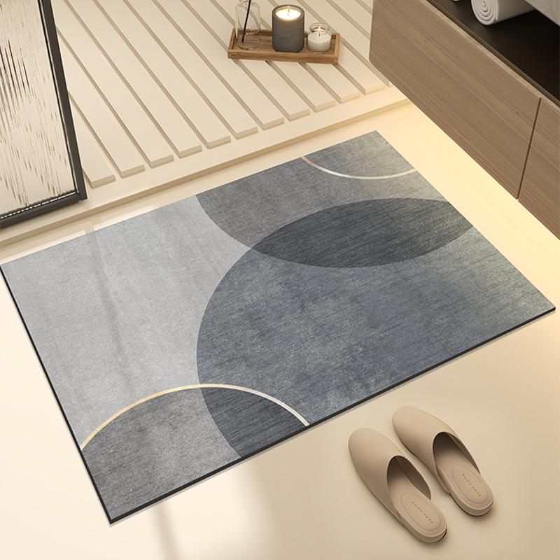 Bathroom floor mat absorbent toilet floor mat shower special diatom mud toilet door mat toilet non-slip mat