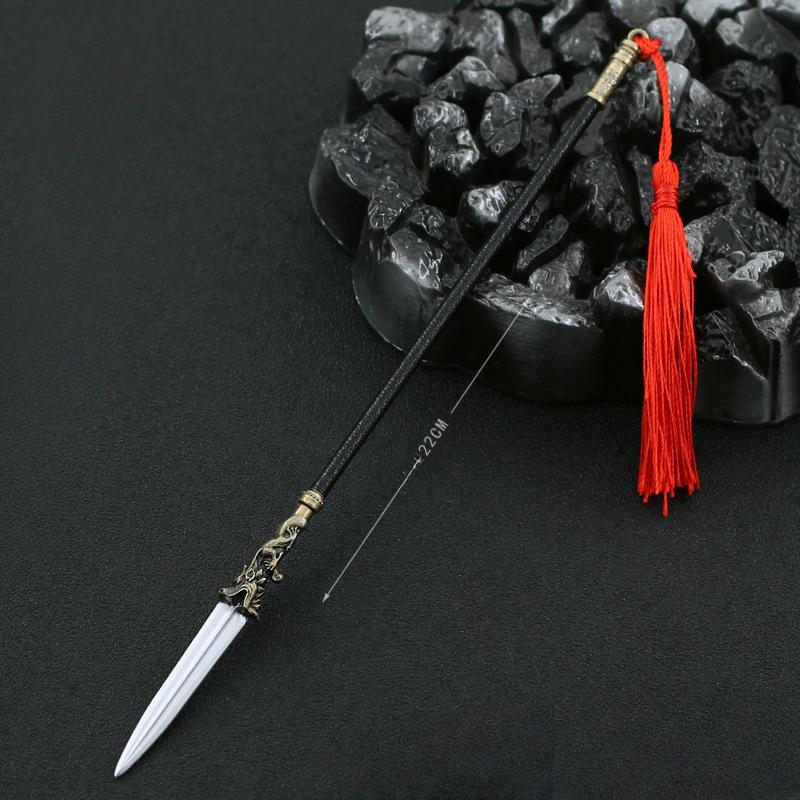Romance of The Three Kingdoms Cold Weapon Metal Model Guan Yu Knife Weapon Ornament Ancient Eighteen Weapons Complete Collection