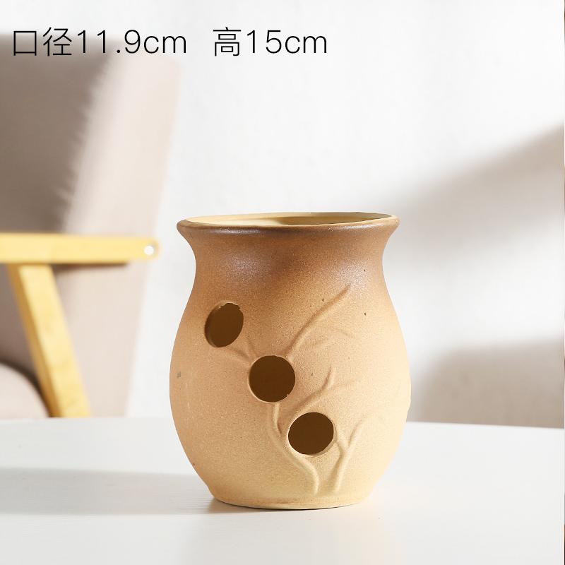 

Ваза керамическая творческая личность суккулентный цветочный горшок пористый большой емкости постепенное изменение цвета китайский садовый уличный орнамент