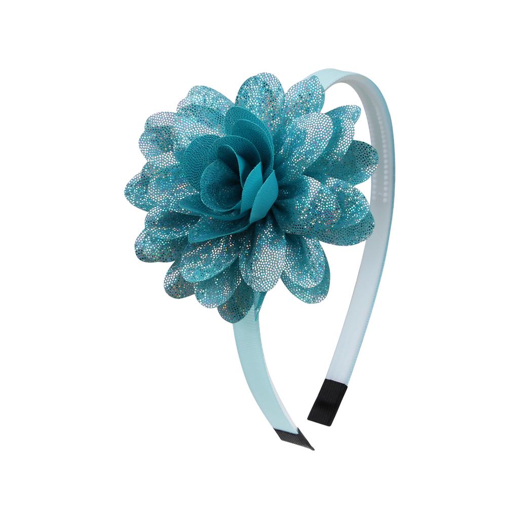 Fashion Laser Flower Hairbands Sweet Women Girls Princess Flower Headbands Headwear Kids Children Hair Accessories Hair Bands