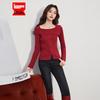 IEF 2025 Autumn French Gentle Slim Fit Knitted Top