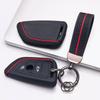Silicone Key Fob Cover with Keychain for BMW 1 2 3 4 5 6 7 Series X1 X2 X3 X4 X5 X6 X7 M5 M6 GT3 GT5 Smart Remote Key Soft Protective Case Fits