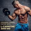 Vlado's Himalayan Organics L Carnitine Liquid 3000mg with Vitamins B3 B5 B6 450ml 30 Servings Strawberry Flavor