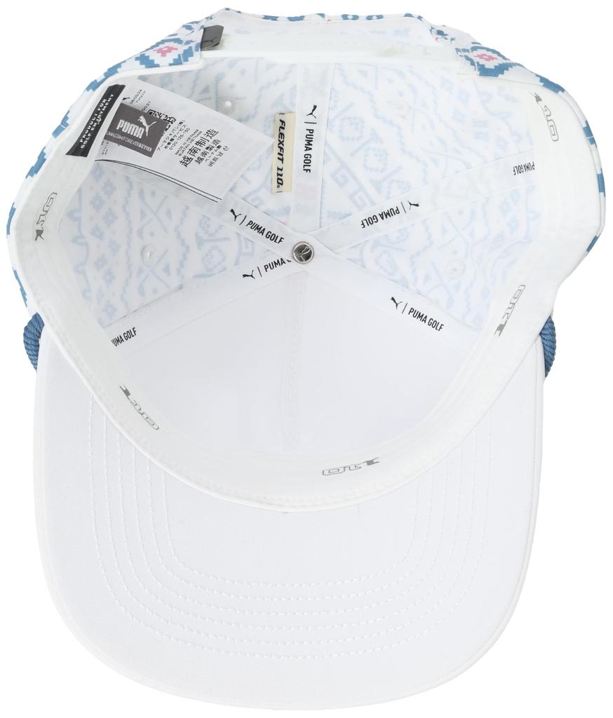 Golf Fair Isle Size White Horizon 5-Panel Pinch, 24, 025605_01, Glow/Blue