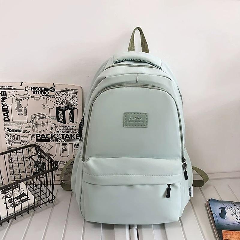 High Capacity Waterproof College Backpack Women Laptop School Bags Travel Book Bag