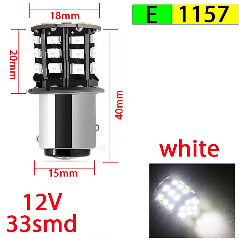2pcs Led Lamp Turn Lamp Brake Lights Signal Lamp bau15s 1156 1157 BA15S T20 W21/5W 3157 3156 Bulbs 144smd LED Bulb Canbus Lamp