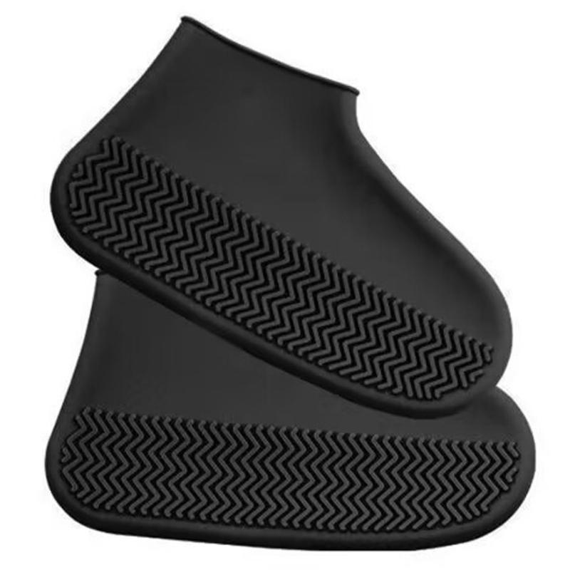 Reusable Wate Resistant Silicone Shoe Covers For Rain Snow Outdoor Activity Anti Slip Flexible Shoe Protectors Overshoes