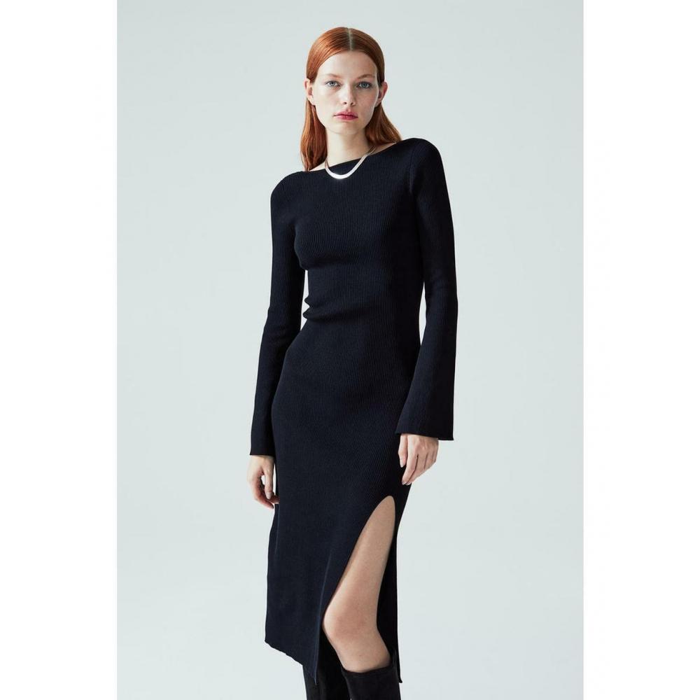 HM Rib Knit Bodycon Dress Black 1189659001  koupit za nzk ceny na  marketplace Joom