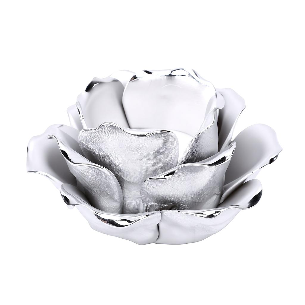 Flower Tealight Candle Holder Rose Decorative Candlestick Stand Table Decor for Home Wedding Party