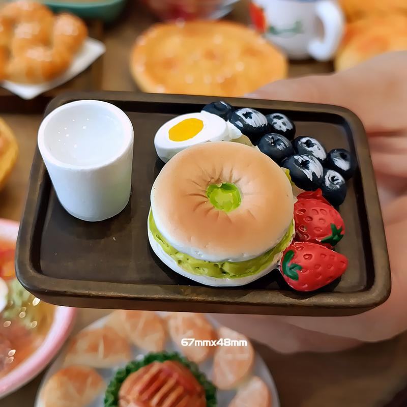 Special Bread Dessert Fridge Magnet Xinjiang Naan Cake Breakfast Sticker Refrigerator Decor