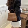 2024 New Simple Casual Shoulder Bag Street Fashion Pu Crossbody Bag Women Korean Fashion Handbag