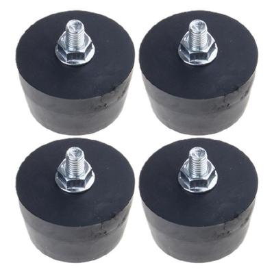 Vibration Dampening Compressor Feet Rubber Pad Includes Mounting Screws Nut For Air Pumps Stability And Impact Resistance