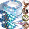 Laser Repellent Bird Deterrent Tape Holographic Reflective Scare Ribbon Pest Control Tape  Garden