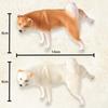 Hyack Miniatur Realistische Keramik Hundefigur für den Außenbereich, Lustiges Geschenk, Shiba Inu Figur (Rotes Haar, Kacken) [Gebraucht]