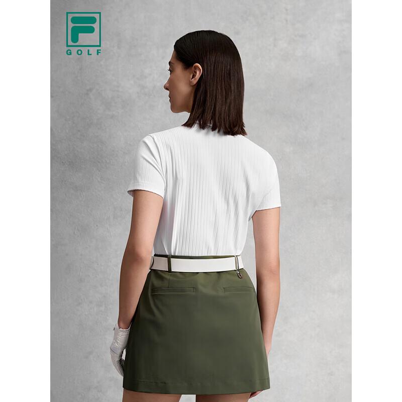 Fila Women's Knitted Short-Sleeve Golf Polo Shirt