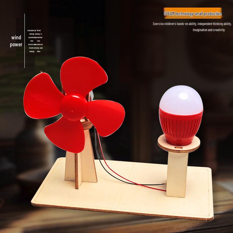 

DIY Wind Power Generation Kit for Students and Children