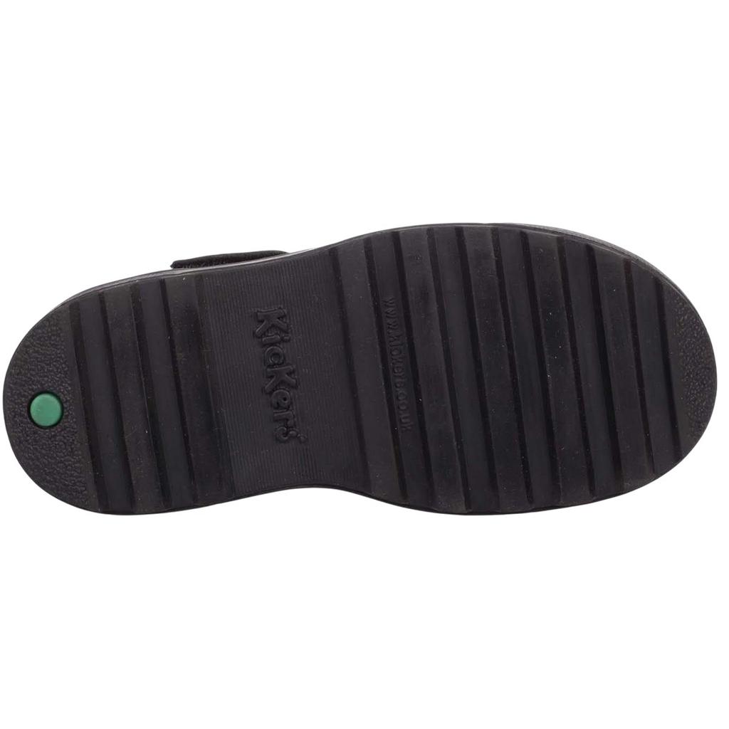 Kickers Dětské/Dětské Plunk Potahované Kožené T-Bar Školní Boty