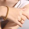 2026 Jewelry Fashion Bracelet, Ring Combination Street Style Design