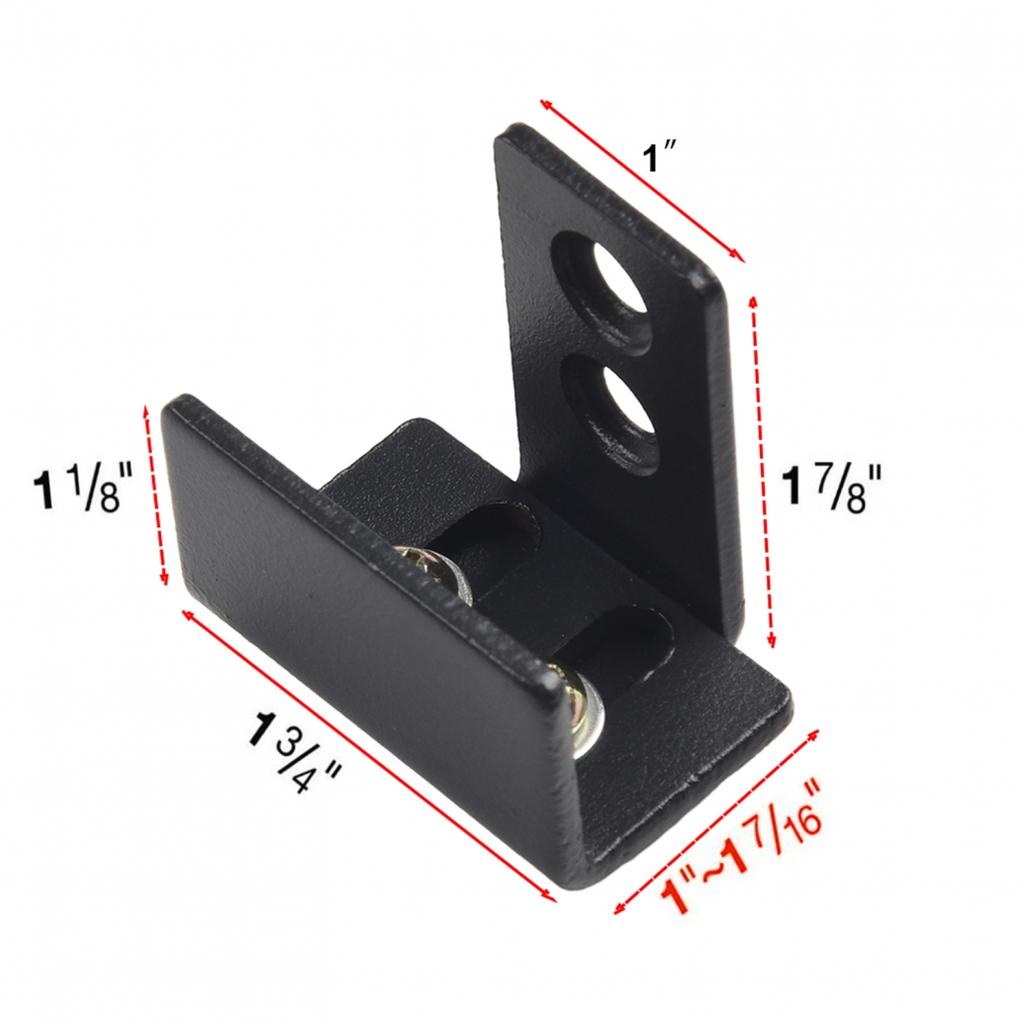 Bottom Barn Door Guide Swing Stop Carbon Steel Hardware