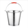 SIFAR Thickened Stainless Steel Portable Water Bucket