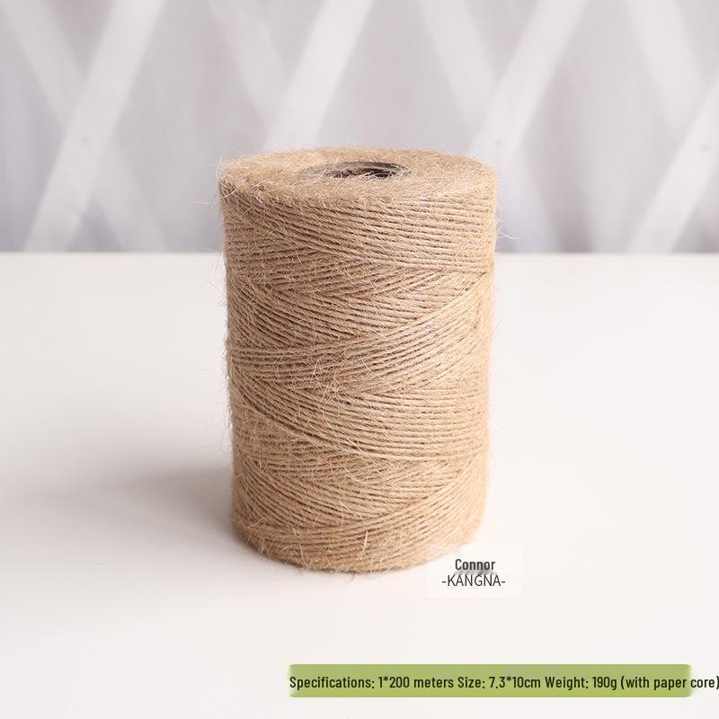 Retro DIY Jute Seil: Dekorative Beleuchtung, Etikettenbindung & Weben
