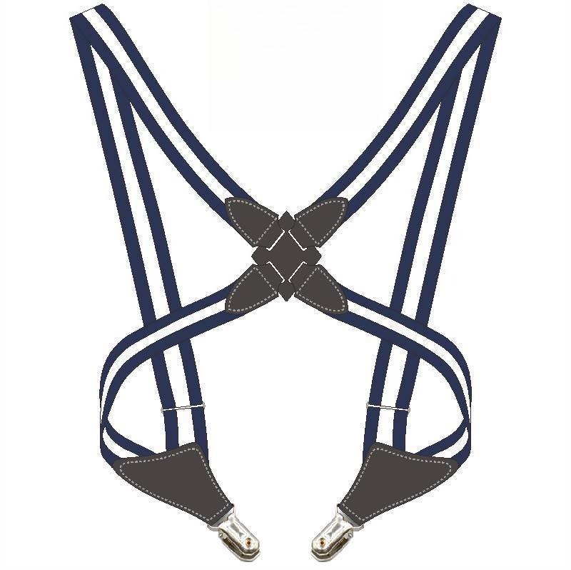 Elastic Strap Clip, Side Clip Cross Adult Men's and Women's Suspender Straps