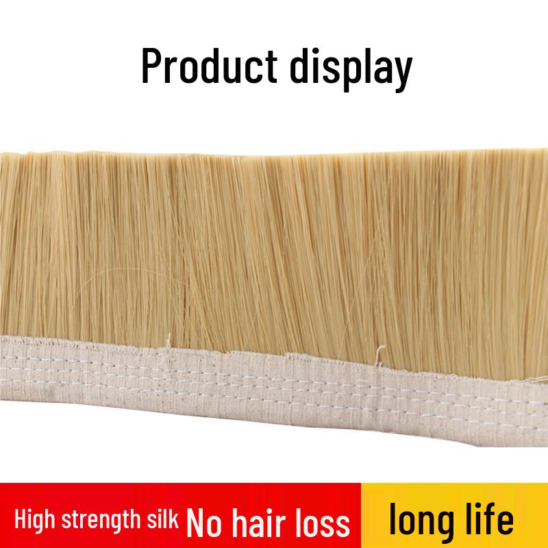 Golden Thickened Dust Suction Cover with Industrial Brush for Woodworking Engraving & Cutting Machines