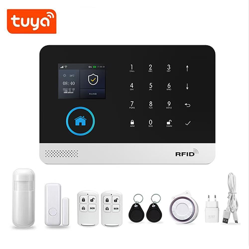 Tuya Smart WiFi+GSM Multi-Language Anti-Theft Alarm with App Control