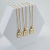 2026 Simple 12 Constellation Necklace Women's 18K Versatile Shell Constellation Pendant Jewelry Women